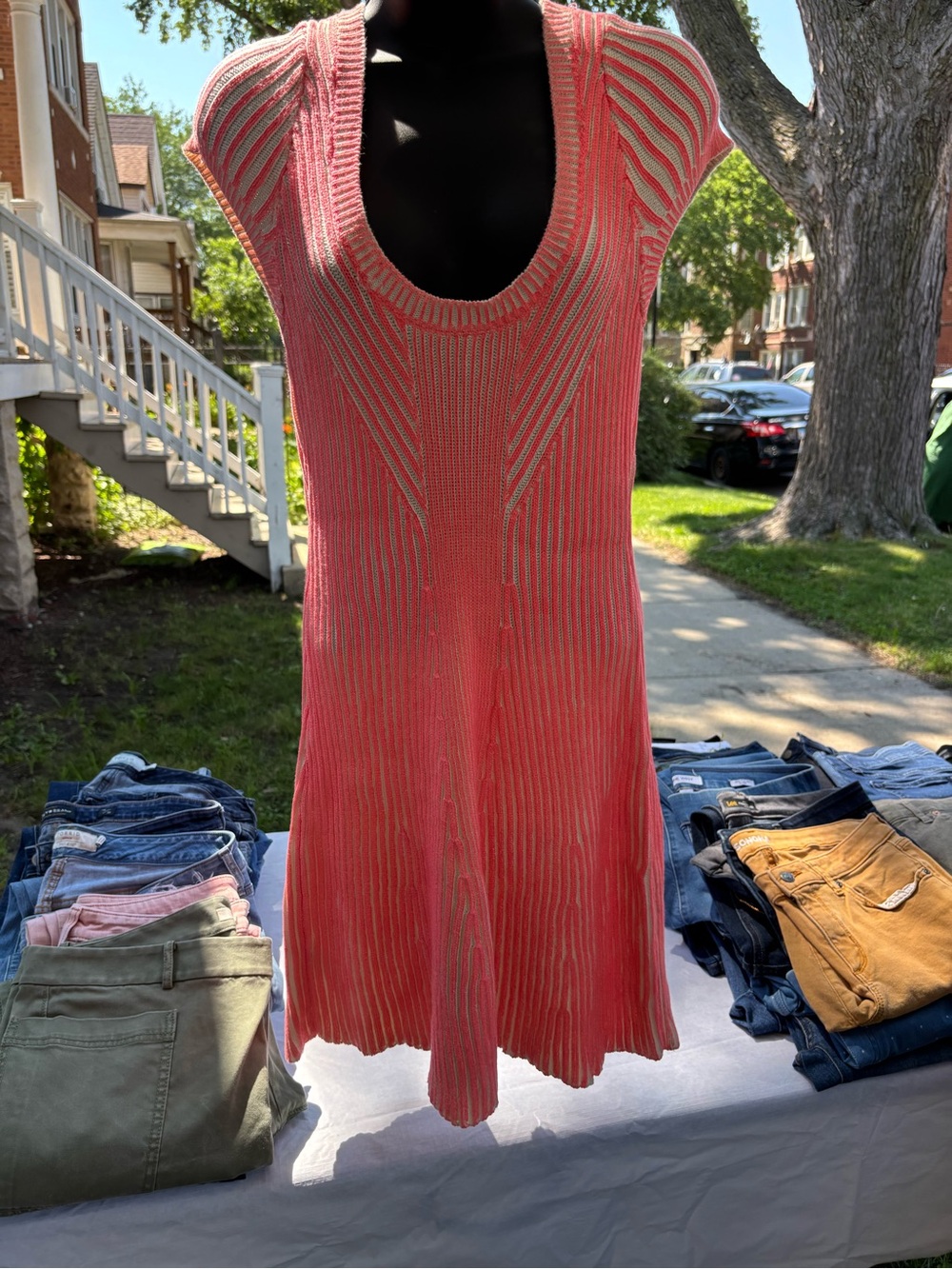 Free Prople - Coral Knit Sleeveless Dress